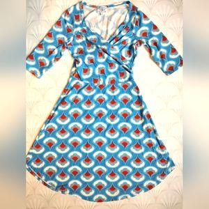Blue platypus vibrant dress